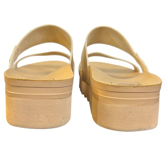 Reef Cushion Vista Hi Womens Platform Slide Sandals Metallic Golden Hour Size 8 - Picture 5 of 10